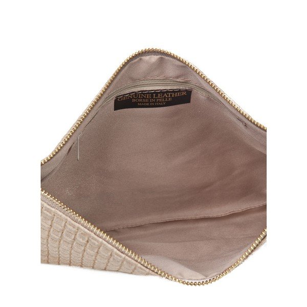 Beżowa torebka skórzana Markese Hurton-image-3