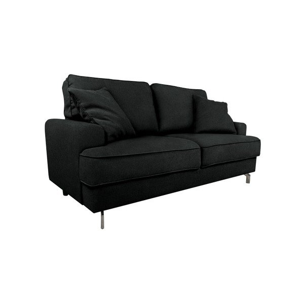 Czarna sofa dwuosobowa Kooko Home Rumba-image-1