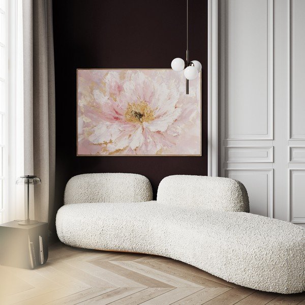 Obraz drukowany z ramą w zestawie/na płótnie 100x70 cm Floral Whispers – Styler-image-1