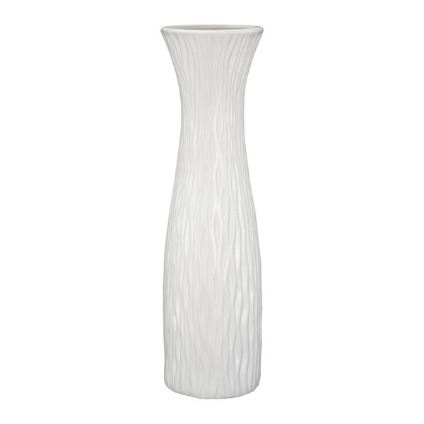 Biały wazon ceramiczny Mauro Ferretti, 16,5x60 cm