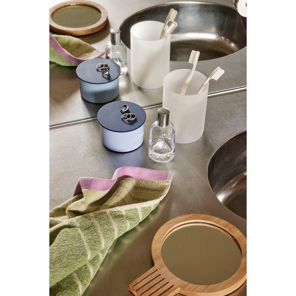 Dekoracyjny metalowy pojemnik z pokrywką District – Hübsch-image-2