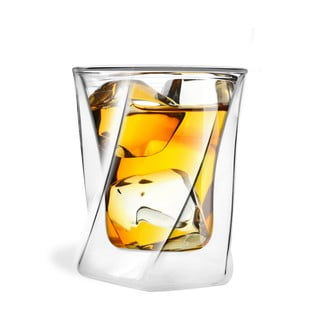 Szklanka z podwójną ścianką na whiskey Vialli Design, 300 ml
