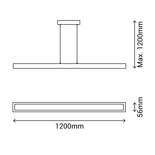 Lampa wisząca SULION Taveda, wys. 120 cm-image-3