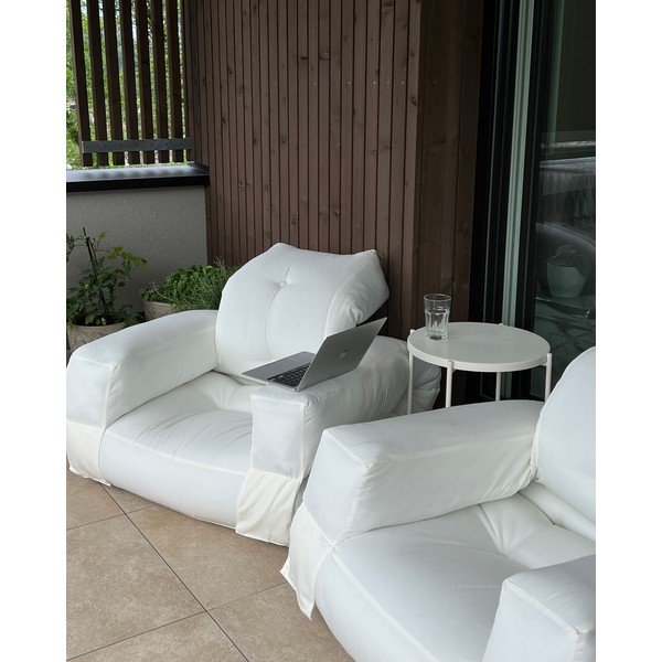 Ciemnoszary fotel rozkładany odpowiedni na zewnątrz Karup Design OUT™ Hippo Dark Grey-image-4