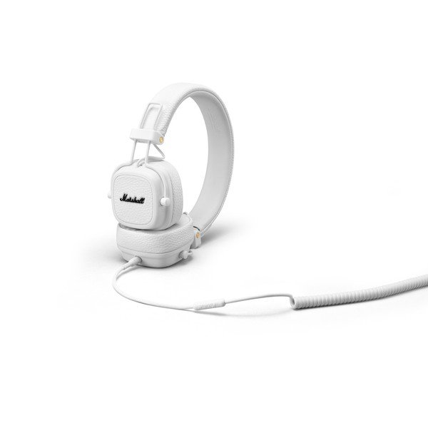 Białe słuchawki Marshall Major III-image-4