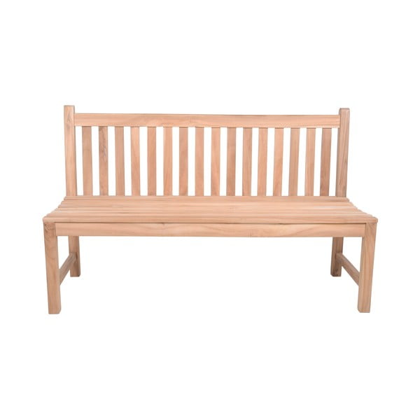 Drewniana ławka ogrodowa w naturalnym kolorze Solo – Garden Pleasure