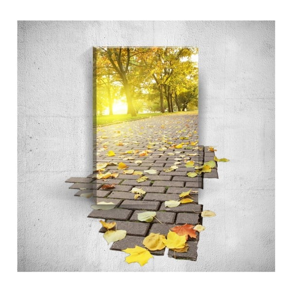 Obraz 3D Mosticx Autumn Road, 40x60 cm