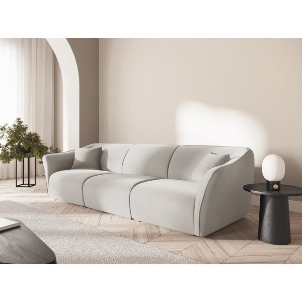 Beżowa aksamitna sofa 292 cm Tokyo – Cosmopolitan Design-image-1