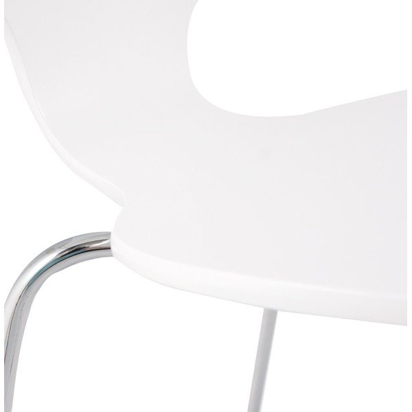 Białe krzesło do jadalni Kokoon Design Elipse-image-4