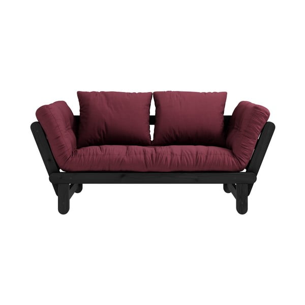 Sofa rozkładana Karup Design Beat Black/Bordeaux