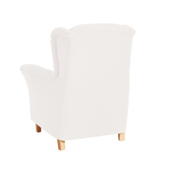 Kremowy fotel Max Winzer Agnetha Velvet-image-3
