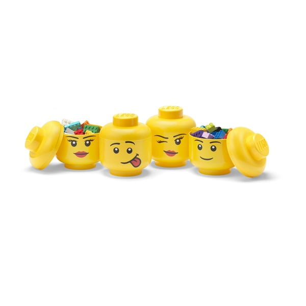 Plastikowe pojemniki dla dzieci zestaw 4 szt. Multi-Pack – LEGO®