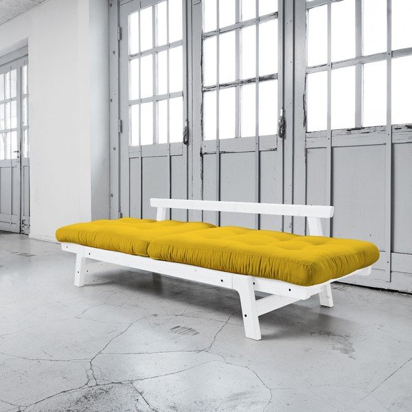Sofa rozkładana Karup Step White/Amarillo-image-2