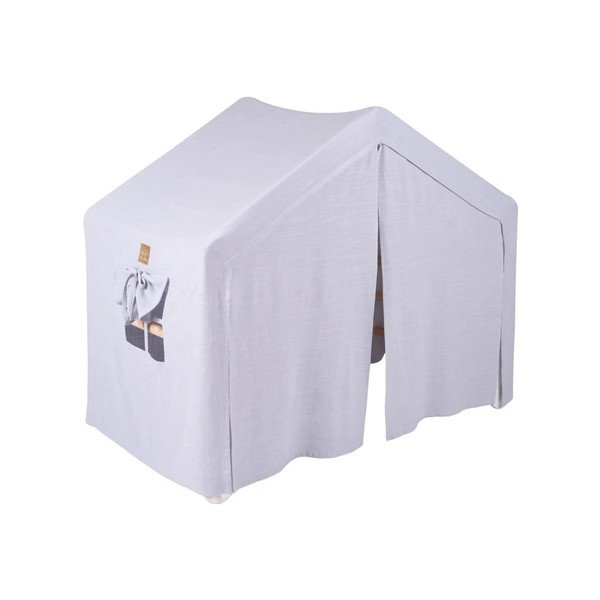 Jasnoniebiesko-naturalna drabinka pikler z litego drewna sosnowego 112x61x94 cm Montessori – Meowbaby-image-4