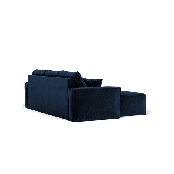 Ciemnoniebieska narożna sofa Cosmopolitan Design Florida, lewostronna-image-3