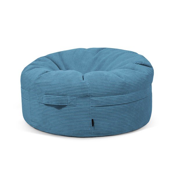 Niebieski sztruksowy worek do siedzenia Roll 105 – SLOWDOWN