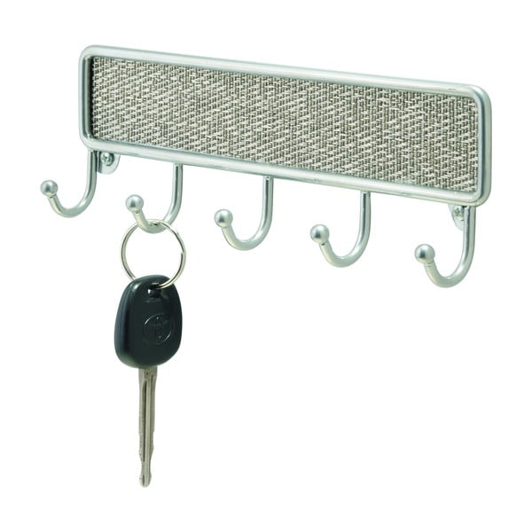 Metalowy wieszak na klucze iDesign Twillo, 21x14 cm-image-2