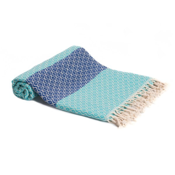 Ręcznik hammam z ręcznie tkanej bawełny ZFK Agot, 180x95 cm