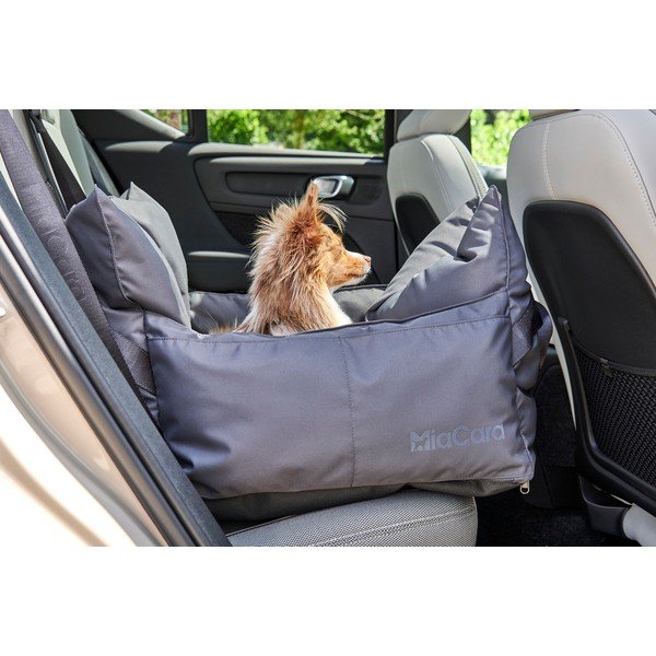 Ciemnoszara torba transportowa dla psów 50x50 cm Viaggio Asphalt – MiaCara-image-1