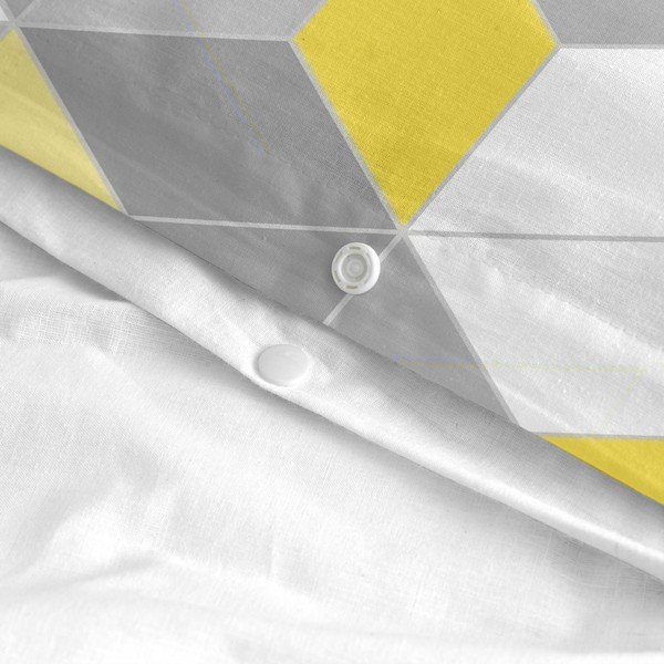 Bawełniana poszwa na kołdrę Blanc Symmetry, 200x200 cm-image-3