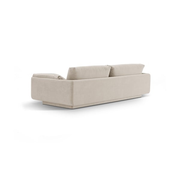 Biała aksamitna sofa 220 cm Torino – Micadoni -image-3