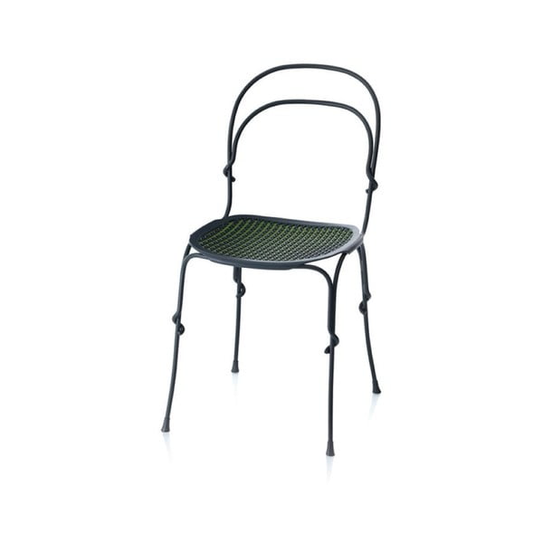 Szaro-zielone krzesło Magis Vigna