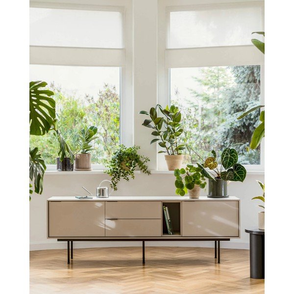 Bordowa szafka pod TV 189x61x42 cm Mod – noo.ma-image-2