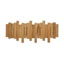 Wieszak ścienny z litego drewna dębowego w naturalnym kolorze 3 cm Caltra – House Nordic