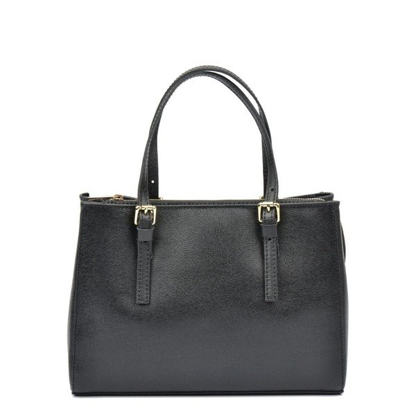 Czarna torebka skórzana Isabella Rhea Classic Nero-image-3