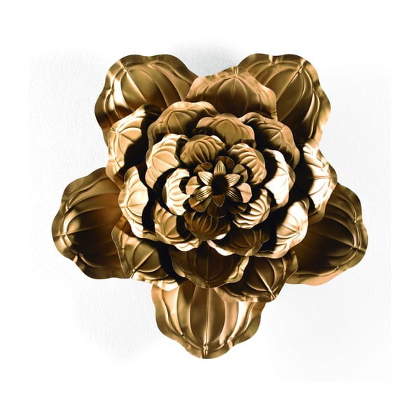 Dekoracja w kształcie kwiatu w kolorze złota Thai Natura Bunga, ⌀ 69 cm