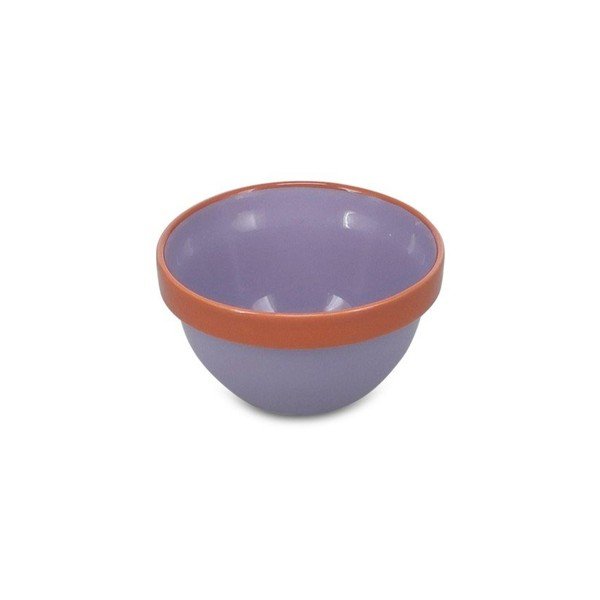 Pomarańczowa/fioletowa kamionkowa miska 170 ml Duo – ONA