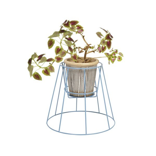 Niebieski kwietnik OK Design Cibele, wys. 30 cm-image-1