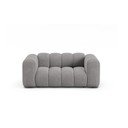 Szara sofa z tkaniny szenilowej 170 cm Lupine – Micadoni 