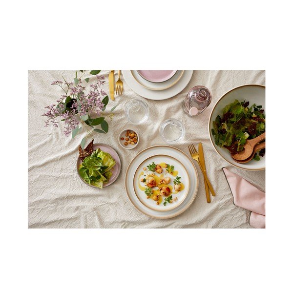 Różowy/szary kamionkowy talerz deserowy ø 17 cm Gastro Grey/Light Pink – Bitz-image-4