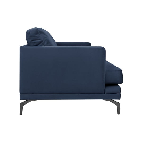 Ciemnoniebieska sofa z czarną konstrukcją Windsor & Co Sofas Jupiter-image-2