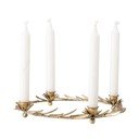 Metalowy adwentowy świecznik ze świątecznym motywem Leonetta – Bloomingville