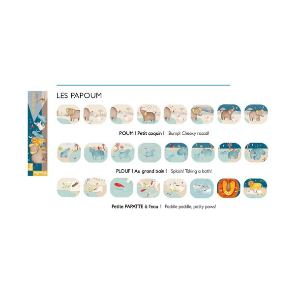 Latarka z projektorem historyjek Moulin Roty Zwierzątka z dżungli-image-1