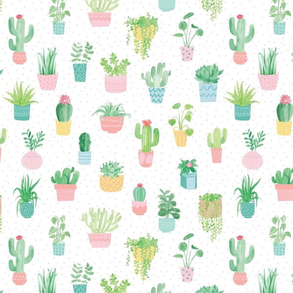 Papier dekoracyjny Sass & Belle Pastel Cactus