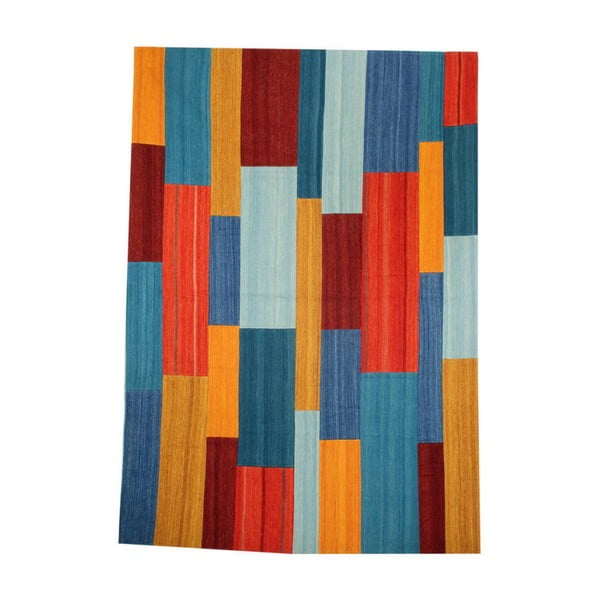 Recznie tkany dywan z bawełny i wełny Kayoom Intenso 442 Rot Multi, 120x170 cm