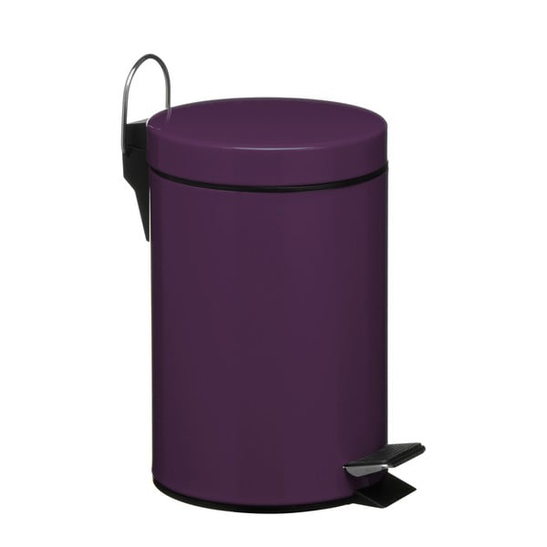 Kosz na śmieci z ped. Purple, 3 l