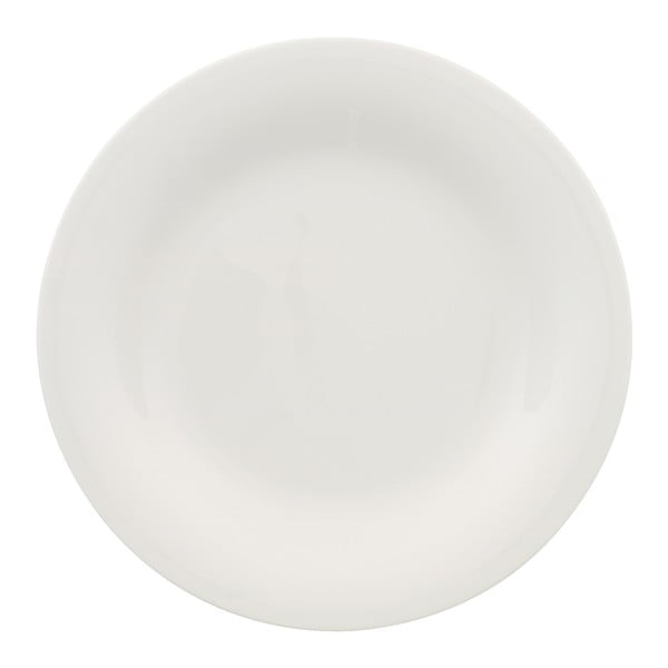 Biały porcelanowy talerz deserowy Villeroy & Boch New Cottage, ⌀ 21 cm