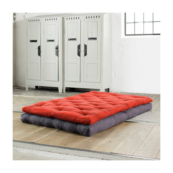 Sofa rozkładana Karup Buckle Up Gray/Red-image-1