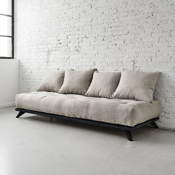 Sofa Senza Black/Light Grey