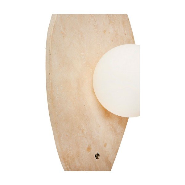 Beżowy kamienny kinkiet ø 10 cm Hilde – Opviq lights-image-3
