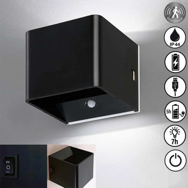 Czarny kinkiet LED Magnetics – Fischer & Honsel-image-2