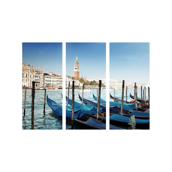 Trzyczęściowy obraz Wenecja