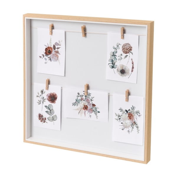 Naturalna ramka ścienna 43x43 cm – Casa Selección