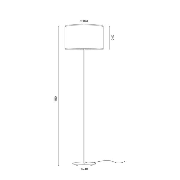 Czarno-miedziana lampa stojąca Sotto Luce Mika, ⌀ 40 cm-image-1
