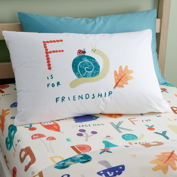 Pościel dziecięca jednoosobowa 140x200 cm Woodland Alphabet – RHS-image-3