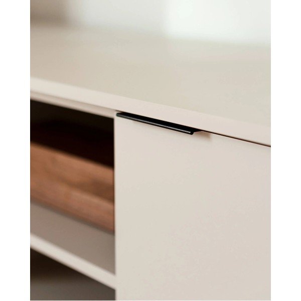 Szarobeżowa szafka pod TV 189x61x42 cm Mod – noo.ma-image-4